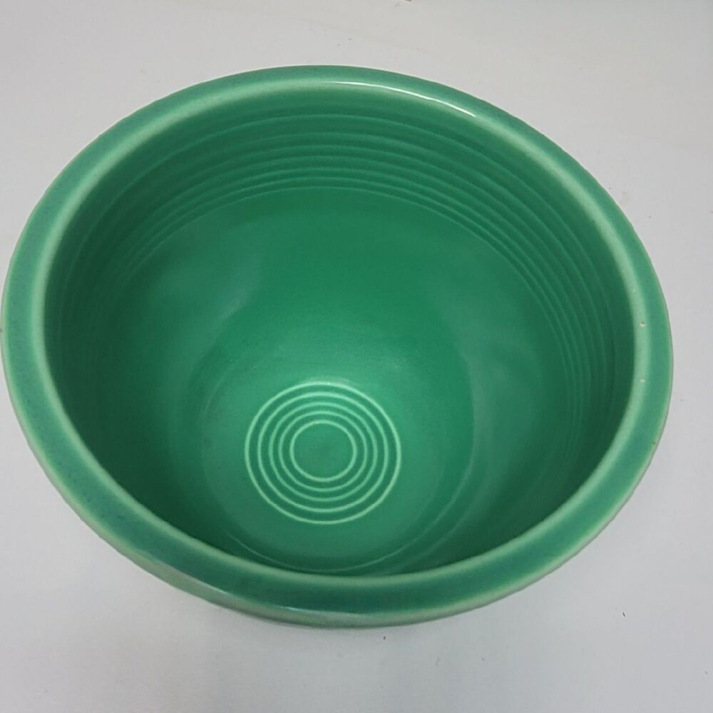 VINTAGE Fiesta Ware GREEN #3 Nesting Mixing Bowl Fiestaware Excellent Condition - Picture 4 of 4